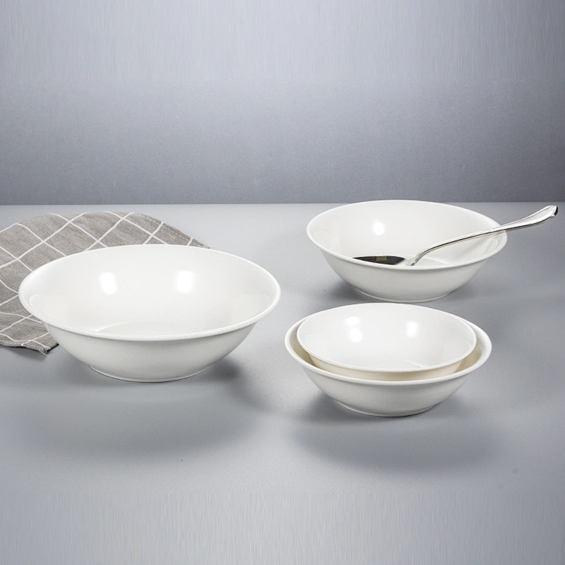 manufacturer white kitchen round big porcelain ceramic bowls
