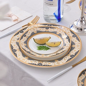 wholesale popular design porcelain dinner set Eco-Friendly fine bone china dinner set