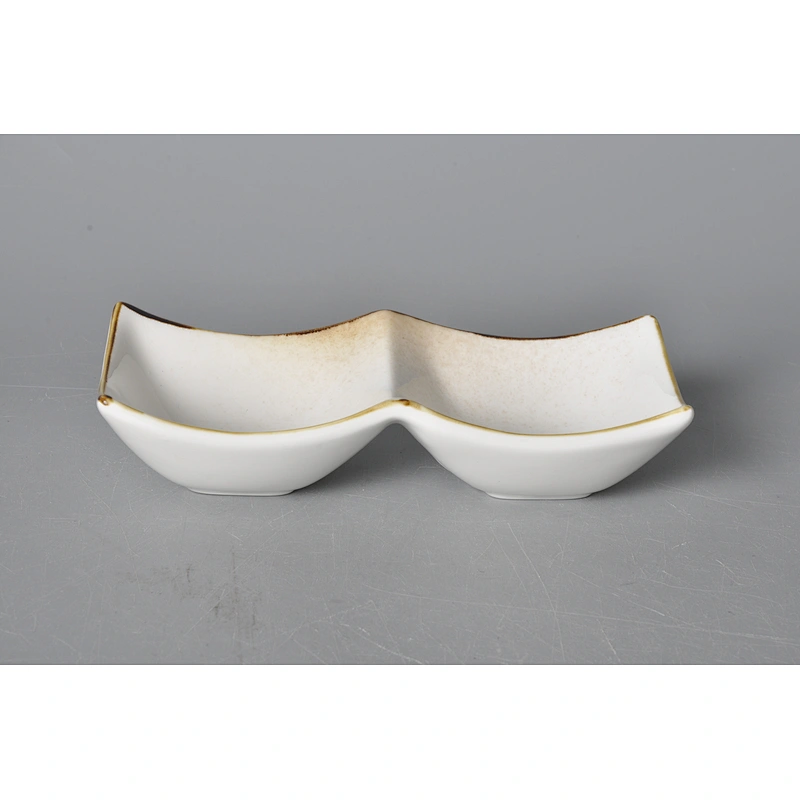 Wholesale Wedding Banquet Hall Event Green Wind Sand Range Plates Sets, Plate and Dish Sets/
