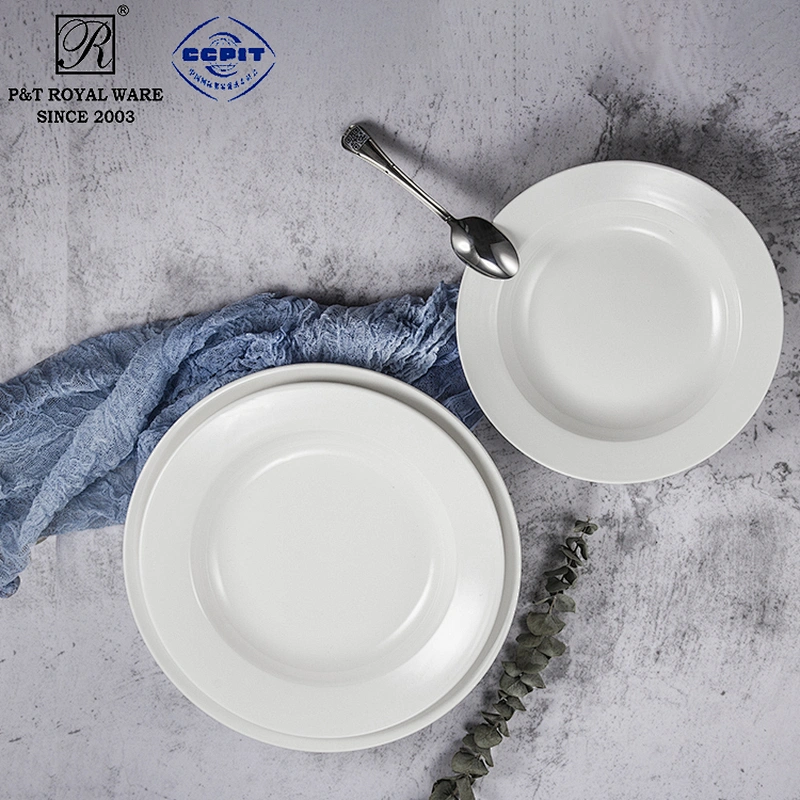 Strong Service Chinese Dishes Dinnerware Set Plate, Custom Porcelain Plate Factory