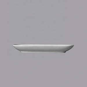wholesale custom Ceramic restaurant Porcelain white towel dish