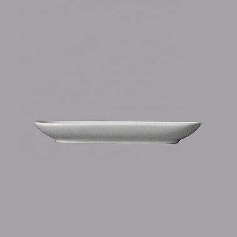 wholesale custom Ceramic restaurant Porcelain white towel dish