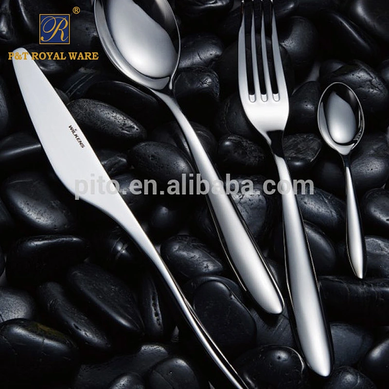 P&T cutlery, 18/10 stainless steel knife, Nice polish flatware for high level restaurnat use