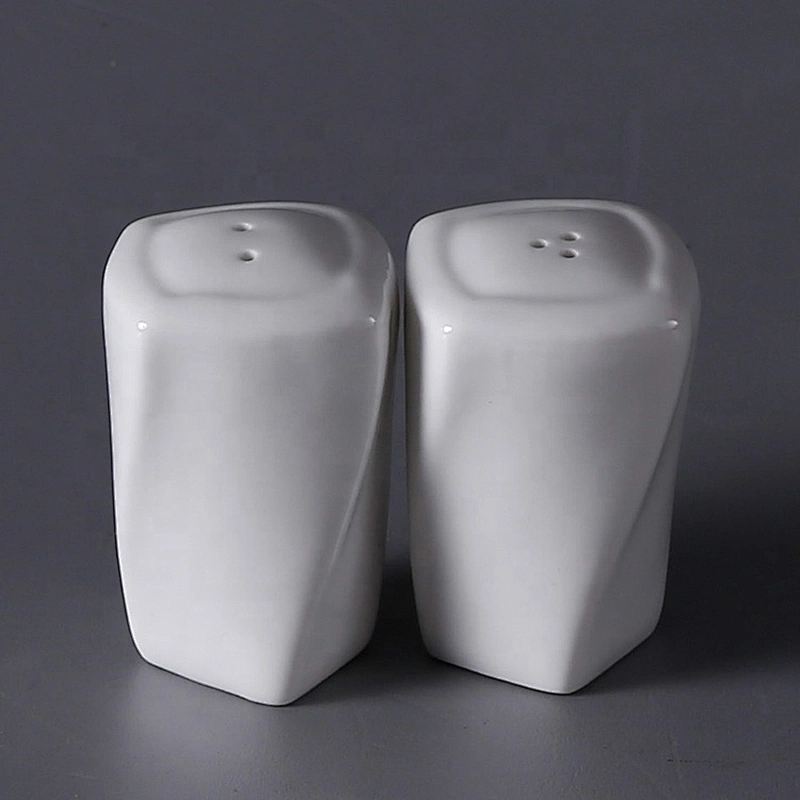 Three holes Ceramic Salt And Pepper Shaker