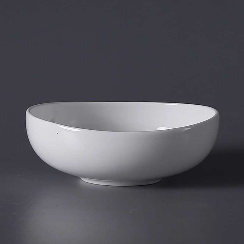 new design wholesale ceramic bowl  porcelain bone china rice & soup bowl for restaurant