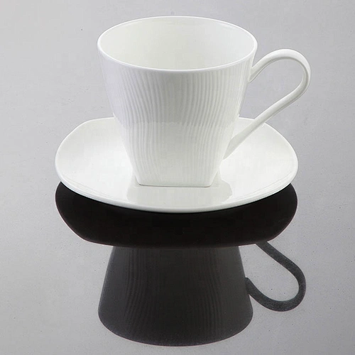 Wholesale Custom White Bone China Restaurant Ceramic Coffee Cup