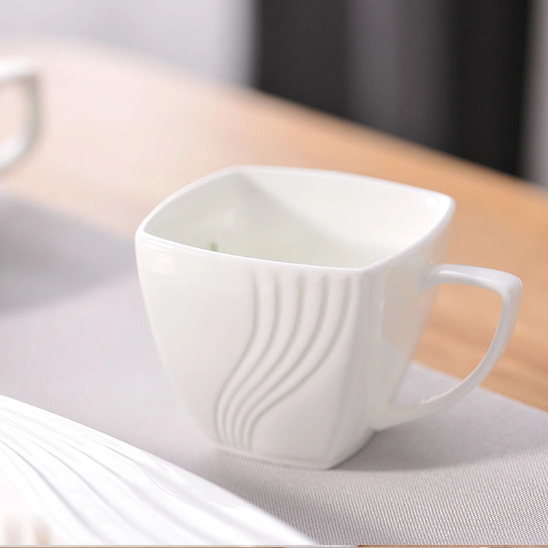 P&T Factory wholesale Square Porcelain Coffee personalized Mug