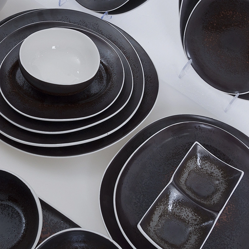 P&T Royal Ware manufacturer wholesale glazed matte crokery porcelain tableware set
