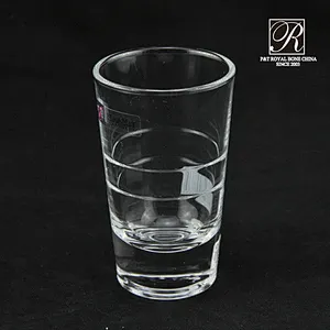 good quality drink cups clear color glass water cups