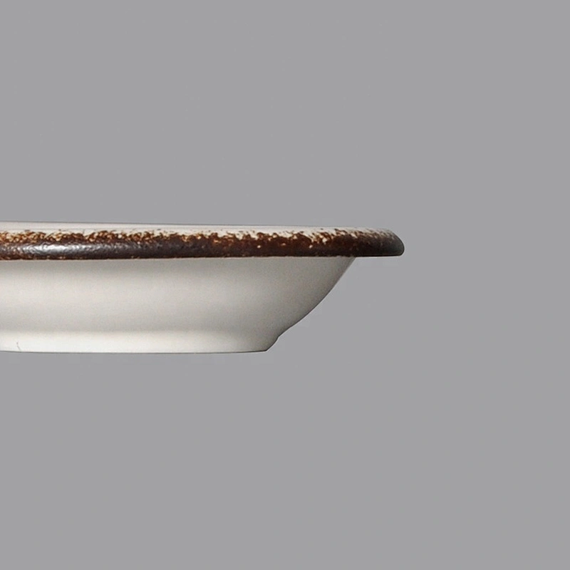 P&T Royal Ware wholesale glazed round porcelain ceramic soy sauce dish