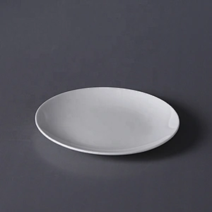 Wholesale white bone china ceramic plate for sale