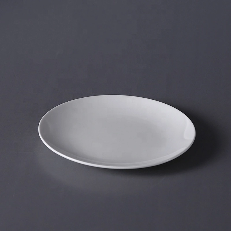 Wholesale white bone china ceramic plate for sale