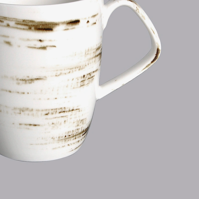 wholesale custom restaurant white blank porcelain ceramic milk coffee mug