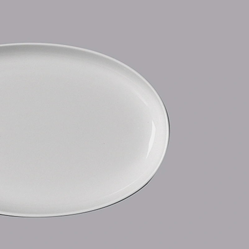 P&T Royal Ware wholesale oval white large ceramic serving plate porcelain platters