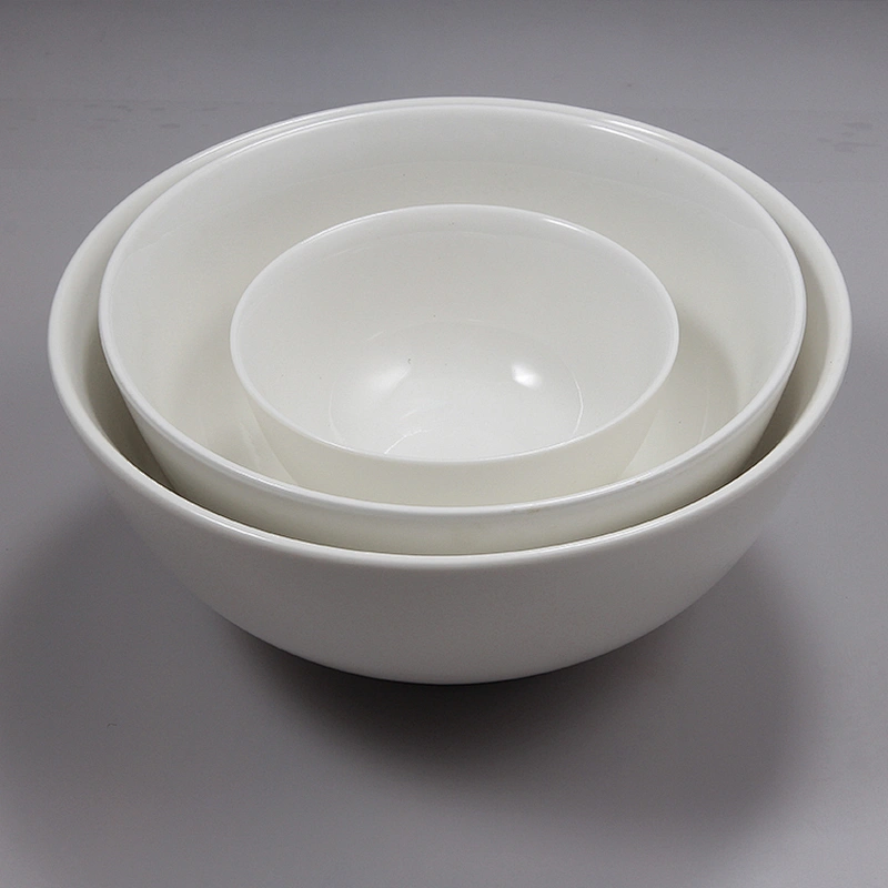 P&T Royal Ware factory custom white round hotel restaurant crokery ceramic dessert bowls