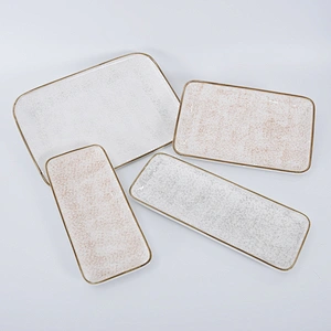 Manufacturer Good Quality Colorful Glazed Werstern Nordic Style Plate Sets for Restaurant Hotel