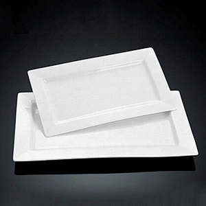 P&T porcelain factory rectangular plates, steack plates, cake dishes