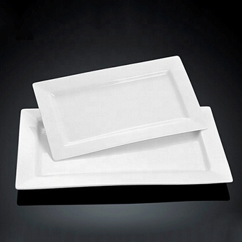 P&T porcelain factory rectangular plates, steack plates, cake dishes