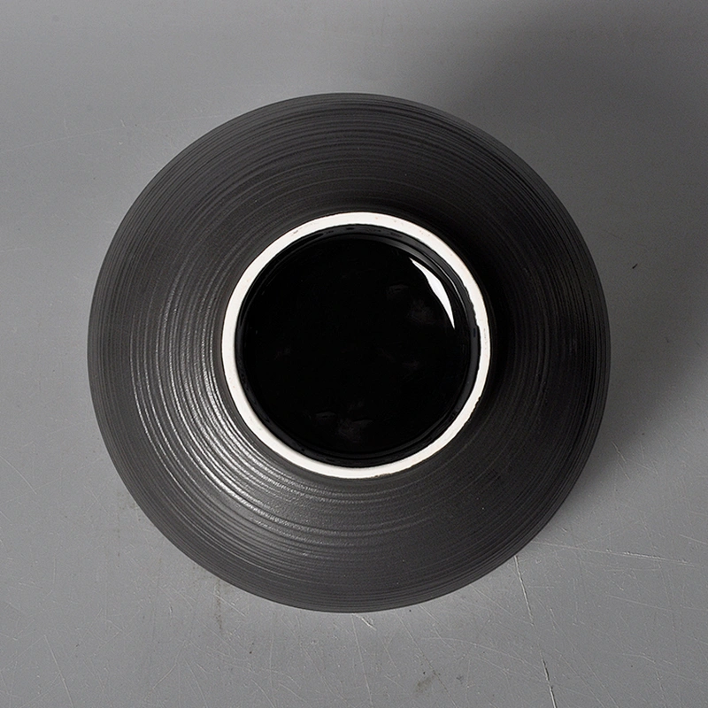 factory wholesale black ceramic soup bowl porcelain rice bowl restaurant hotel salad bowl