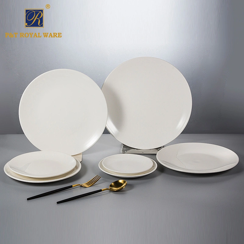Heat resistant 12 inch ceramic porcelain plate