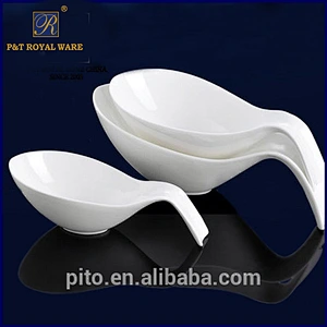 P&T Porcelain Factory Crockery Salad Soup Bowls Buffet Salad Bowl Dessert Fruit Bowls For Catering