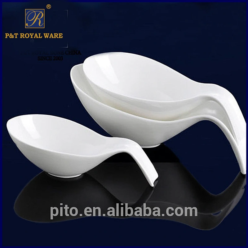 P&T Porcelain Factory Crockery Salad Soup Bowls Buffet Salad Bowl Dessert Fruit Bowls For Catering