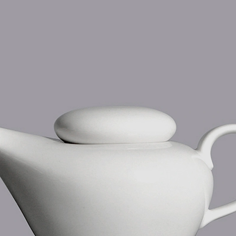 P&T Royal Ware wholesale white porcelain tea pot set ceramic restaurant tea pots