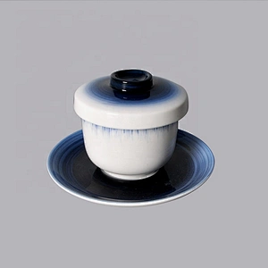 Chinese tea cups, Porcelain Soup cups with lid