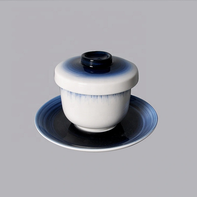 Chinese tea cups, Porcelain Soup cups with lid