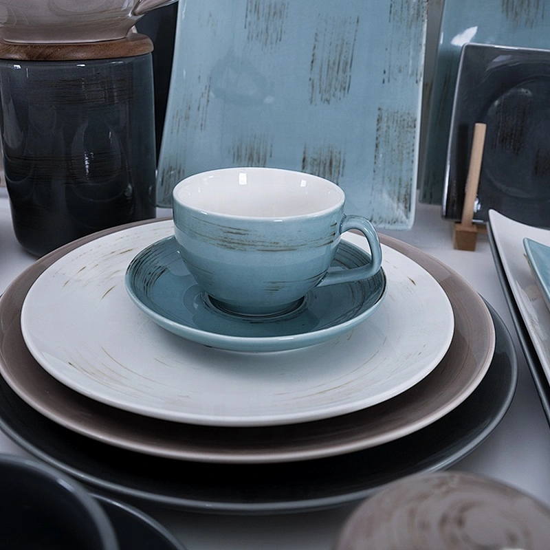 custom printed cheap restaurant dinner plate sets ceramic fruit plates dishes
