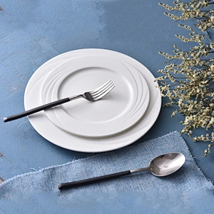 P&T Flatware Set Gold Cutlery Stainless Steel Silver and Gold Cutlery Set