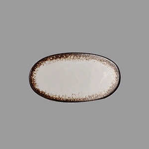 wholesale oval porcelain ceramic chopstick stand rest holder