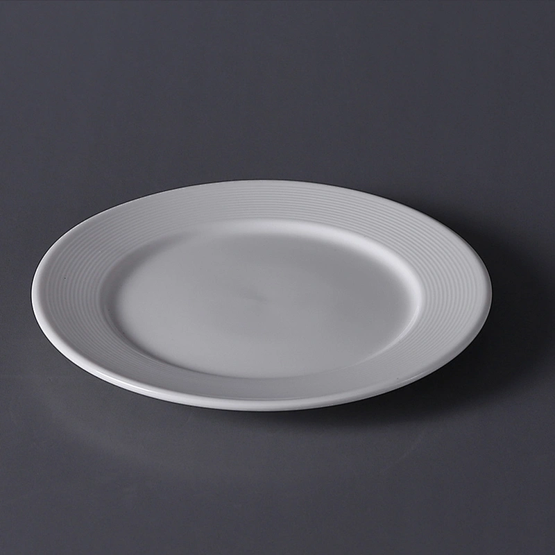 factory hot sale round white side plates set porcelain small side dish plate for restaurant