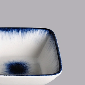 Wholesale square Restaurant small mini porcelain ceramic sauce bowl