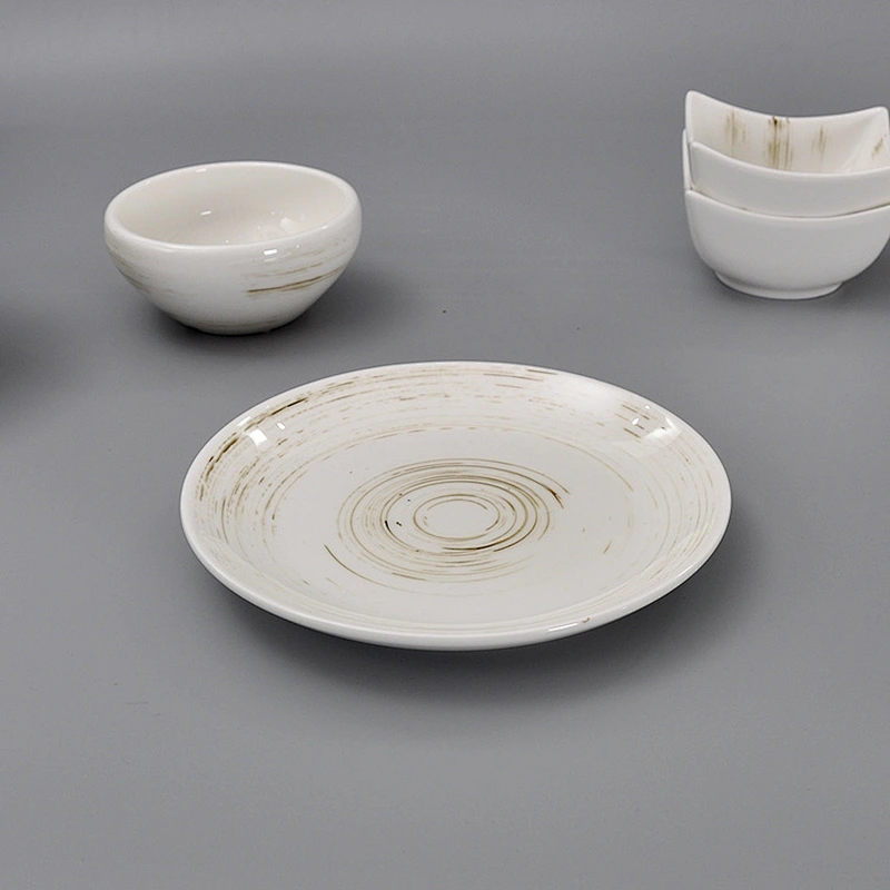 Wholesale Good Price White Porcelain Ceramic Side Plate 7 Inch