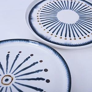 wholesale nordic restaurant porcelain dinner ceramic dishes plates for steak meat