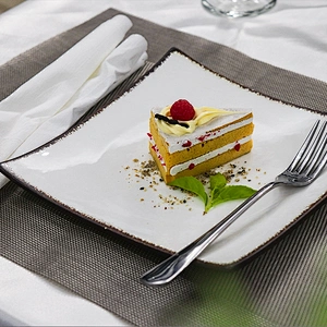 P&T porcelain ceramic porcelain restaurant&hotel square food plate household banquet plates