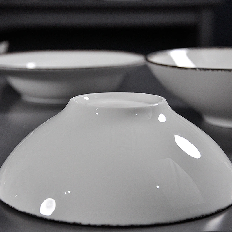 P&T porcelain ceramic porcelain restaurant&hotel round food bowl for household banquet bowls