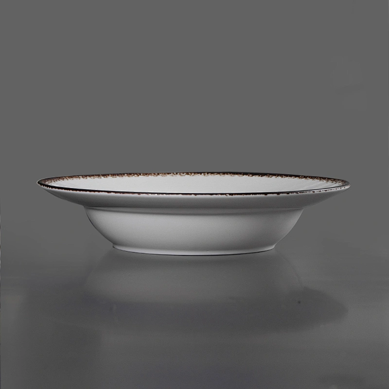 P&T porcelain ceramic porcelain restaurant&hotel round noodle plate for household banquet plates