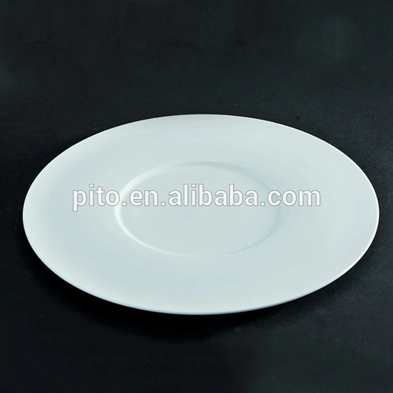Royal Ware bone china round plates , porcelain show plates for main dish