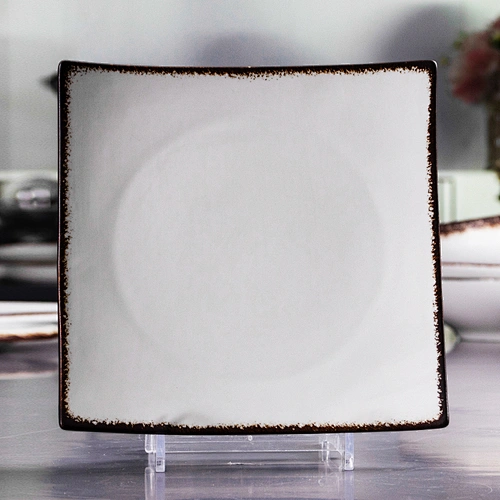 P&T porcelain ceramic porcelain restaurant&hotel square food plate household banquet plates