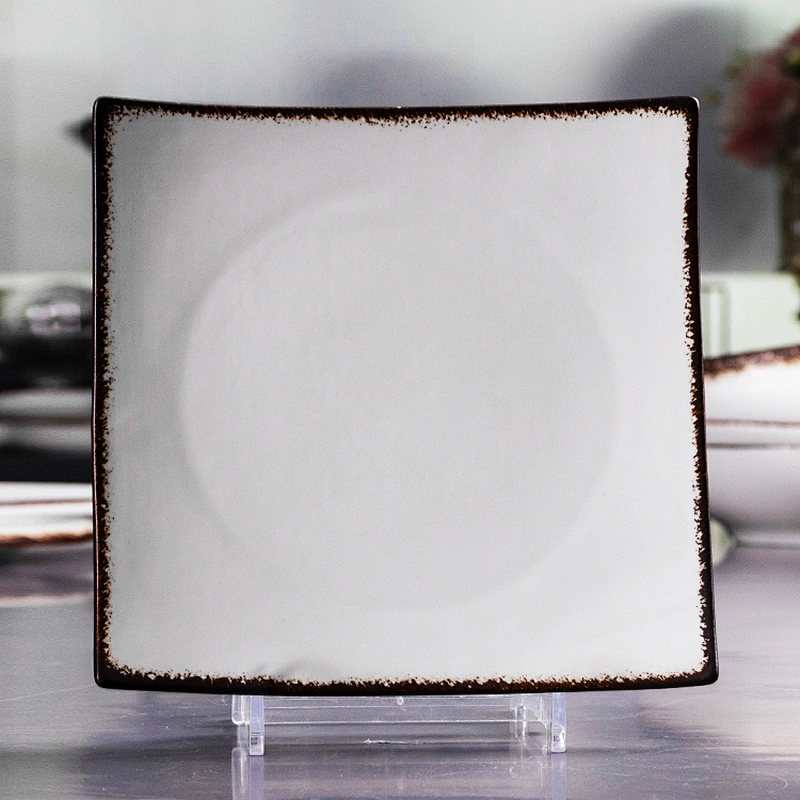 P&T porcelain ceramic porcelain restaurant&hotel square food plate household banquet plates