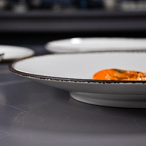 P&T porcelain ceramic porcelain restaurant&hotel round food plates for household banquet plates