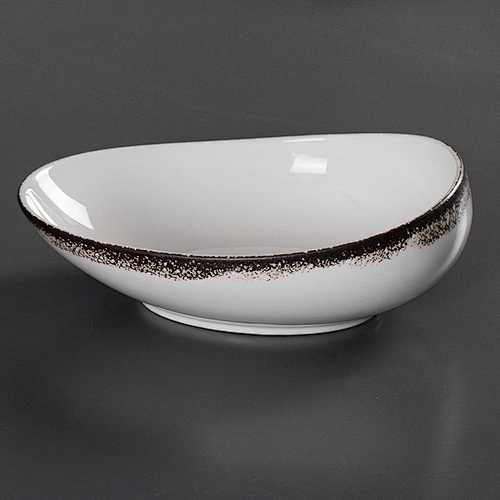 P&T porcelain ceramic porcelain ship style restaurant&hotel oval food bowl household banquet bowls