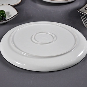 P&T porcelain ceramic porcelain restaurant&hotel round food plate household banquet plates