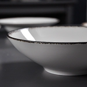P&T porcelain ceramic porcelain restaurant&hotel round food bowl for household banquet bowls