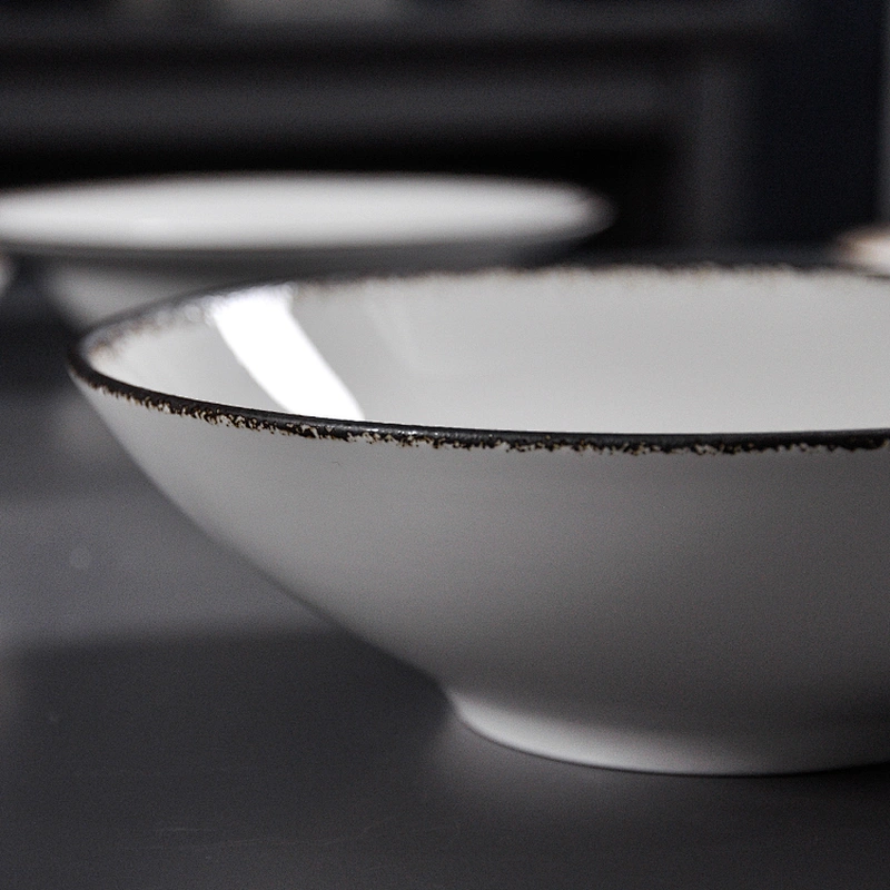 P&T porcelain ceramic porcelain restaurant&hotel round food bowl for household banquet bowls