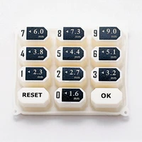 Guangdong silicone press numeric keypad with conductive pill
