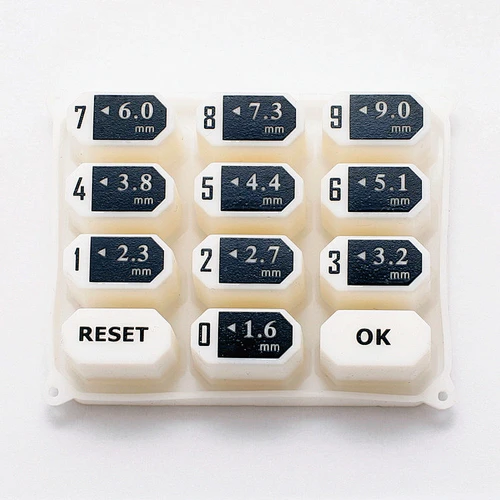 Guangdong silicone press numeric keypad with conductive pill