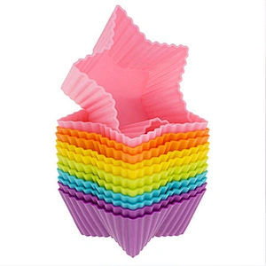 Hot selling microwave silicone cupcake liners cupcake mold silicone baking cups